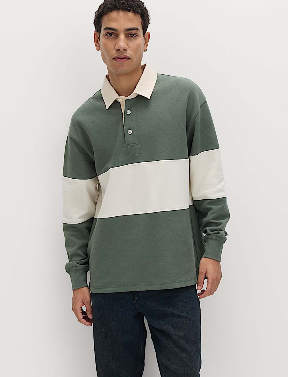 Cotton Rich Pique Rugby Shirt