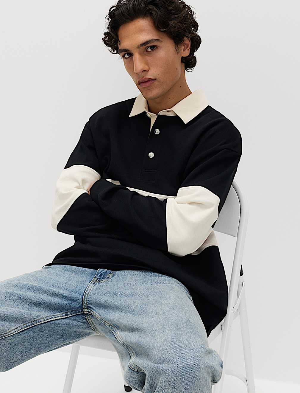 Cotton Rich Pique Rugby Shirt