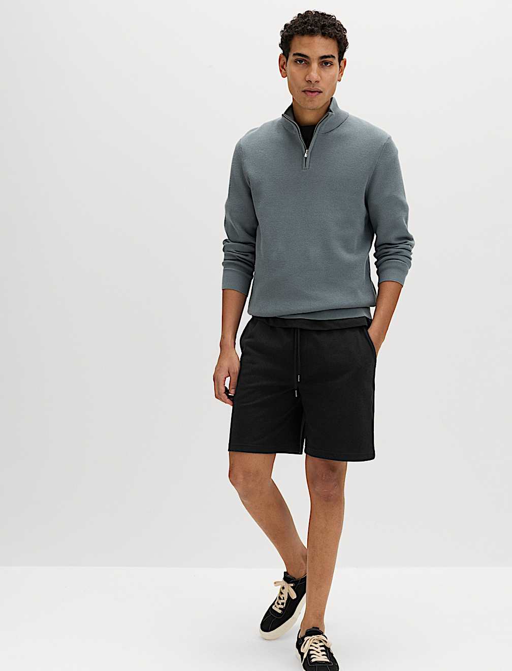 Elasticated Waist Cotton Rich Shorts