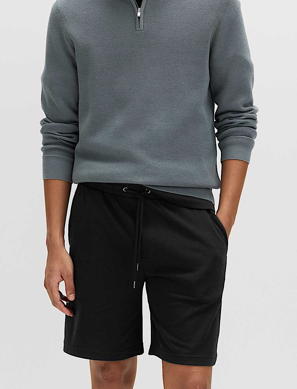 Elasticated Waist Cotton Rich Shorts