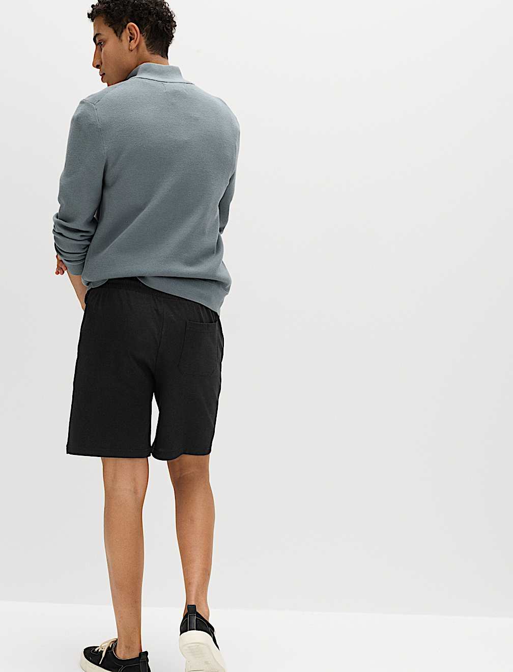 Elasticated Waist Cotton Rich Shorts