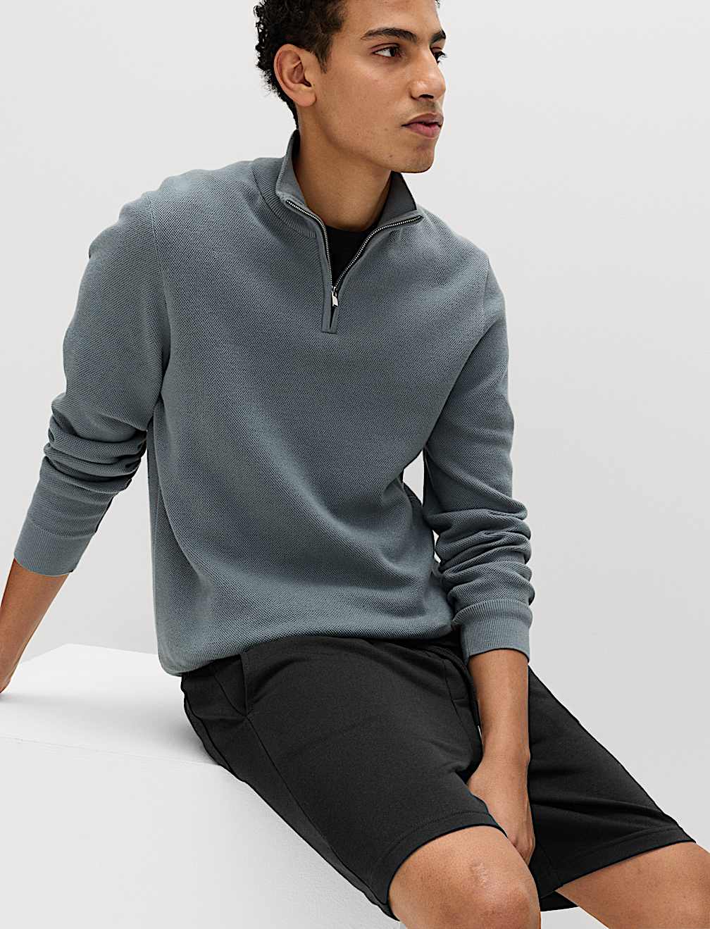 Elasticated Waist Cotton Rich Shorts