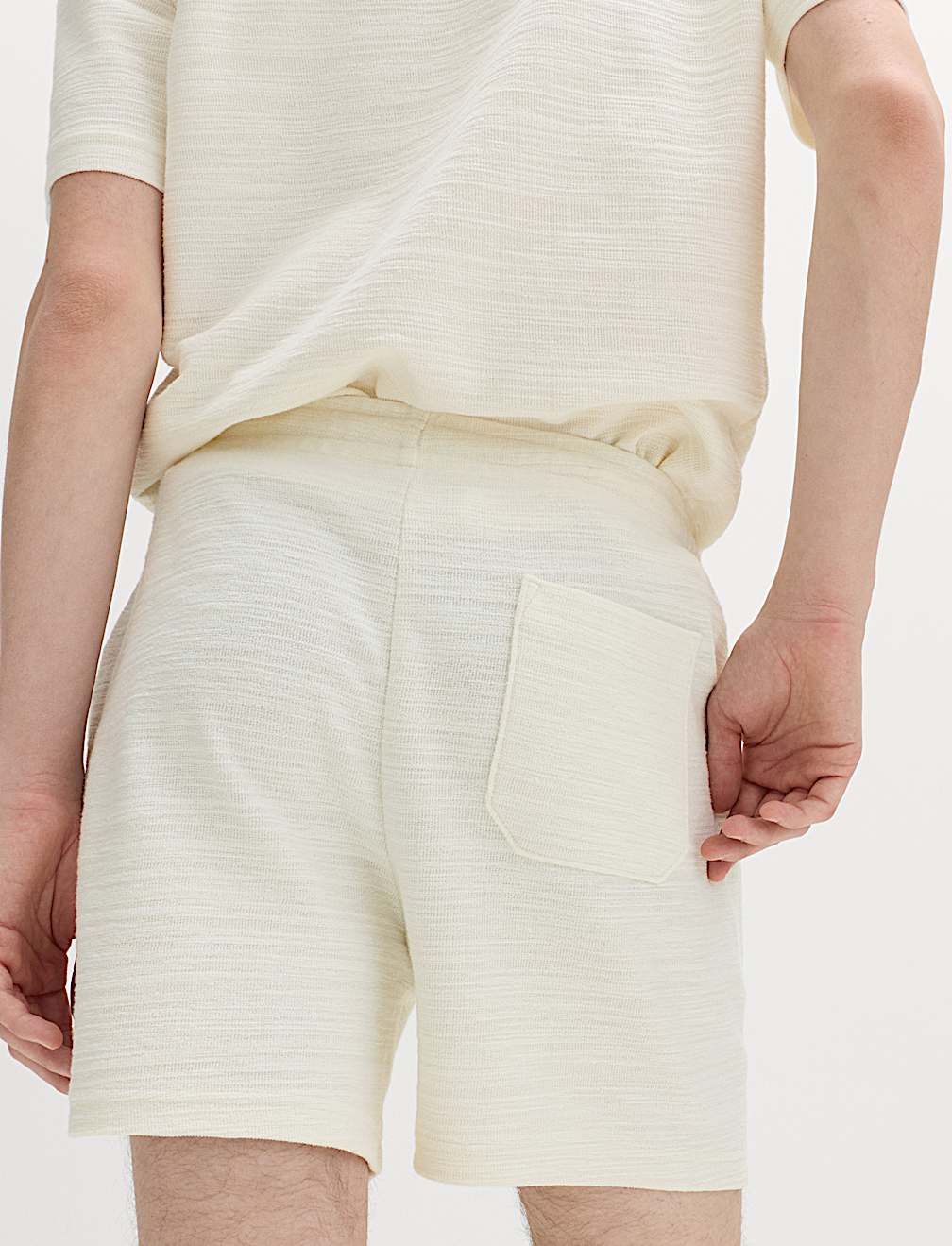 Boucl&eacute; Cotton Rich Shorts