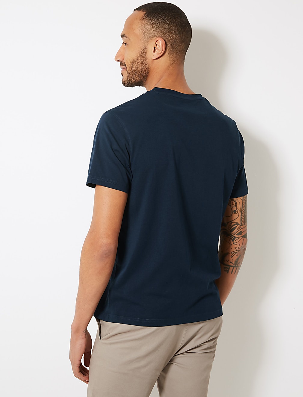 Pure Cotton V-Neck T-Shirt