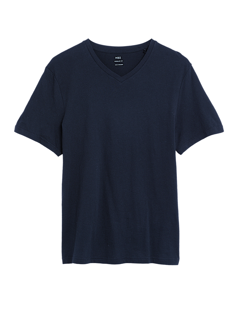 Pure Cotton V-Neck T-Shirt