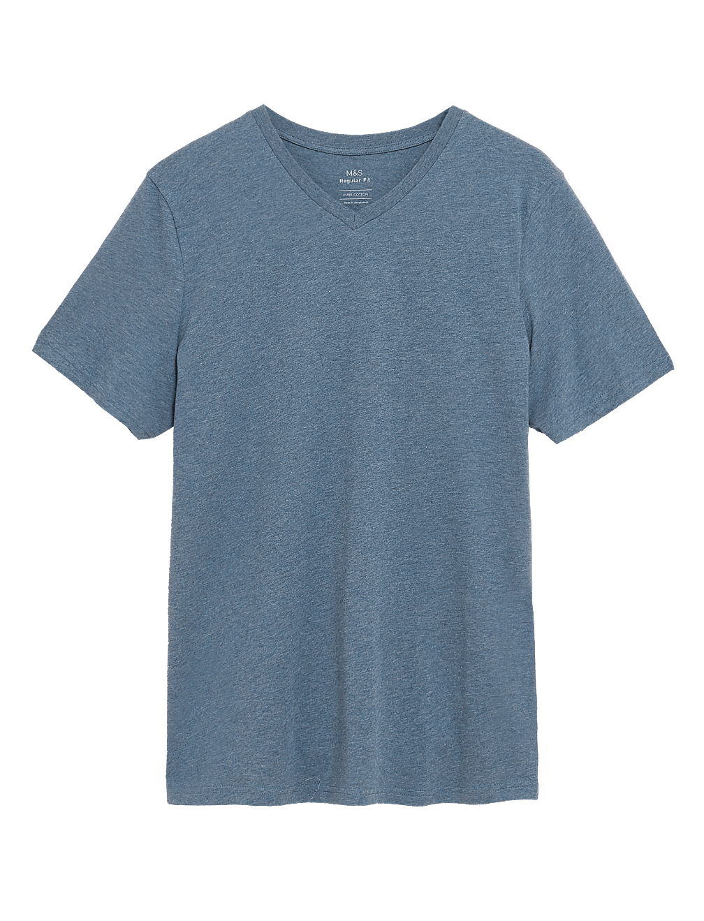 Pure Cotton V-Neck T-Shirt