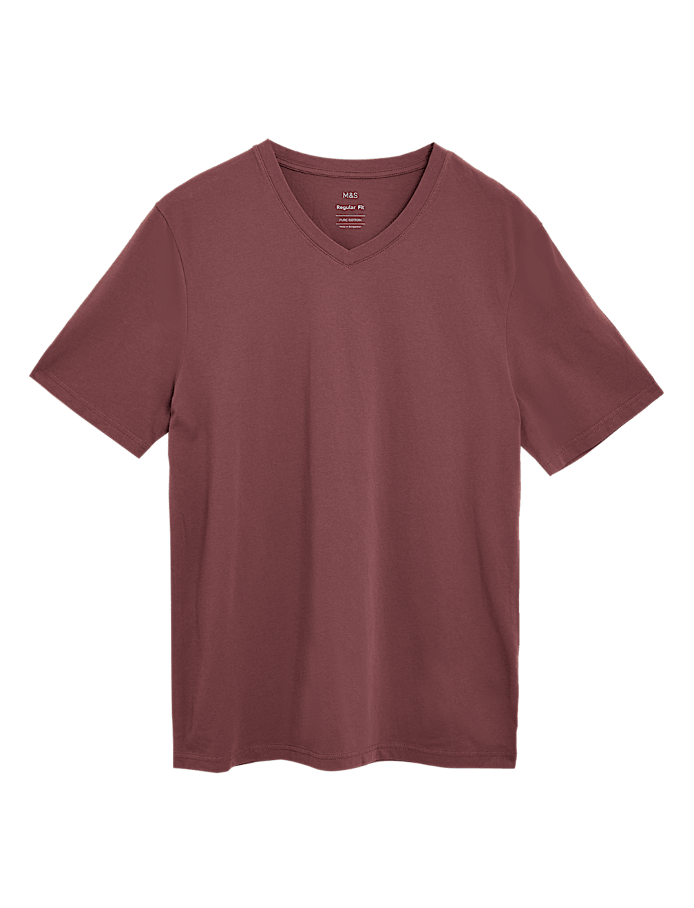 Pure Cotton V-Neck T-Shirt