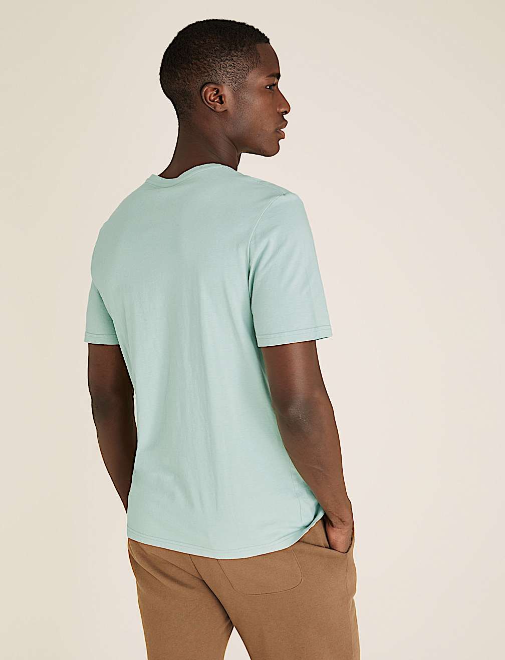 Pure Cotton V-Neck T-Shirt