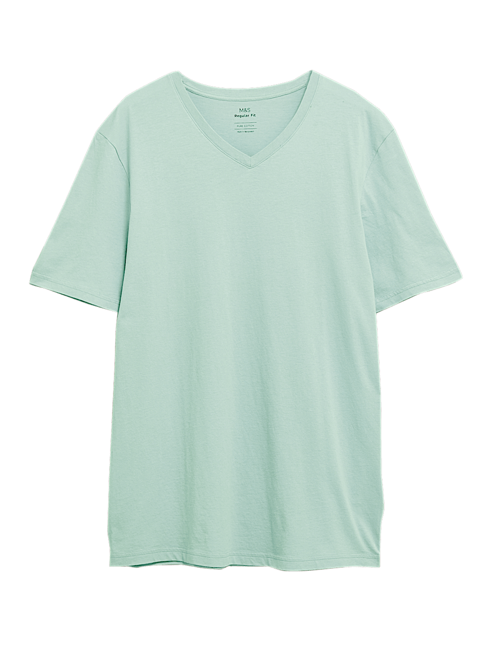 Pure Cotton V-Neck T-Shirt