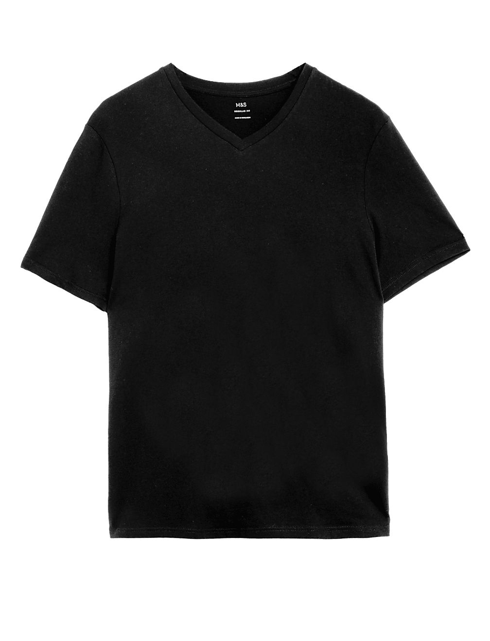 Pure Cotton V-Neck T-Shirt