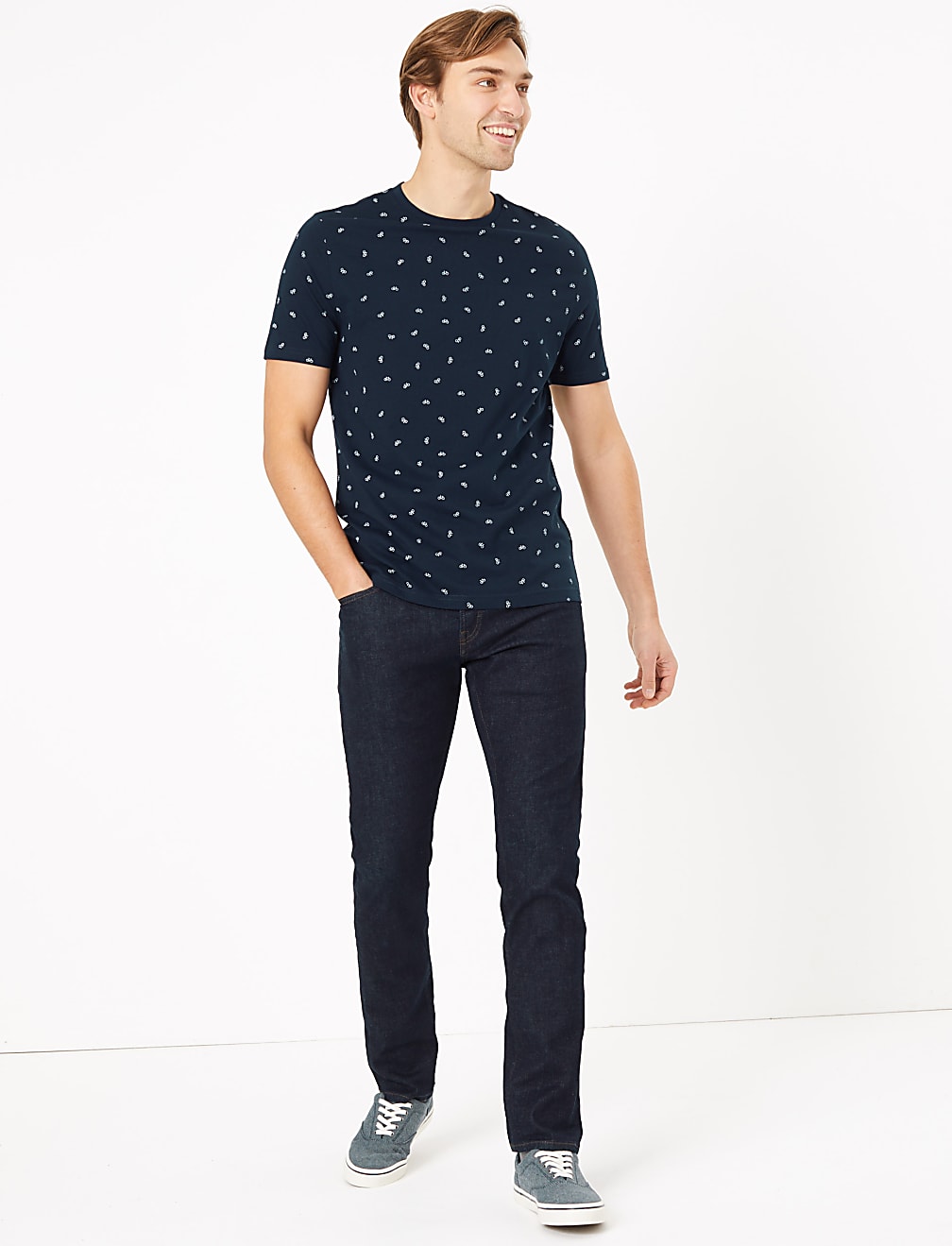 Bike Print T-Shirt