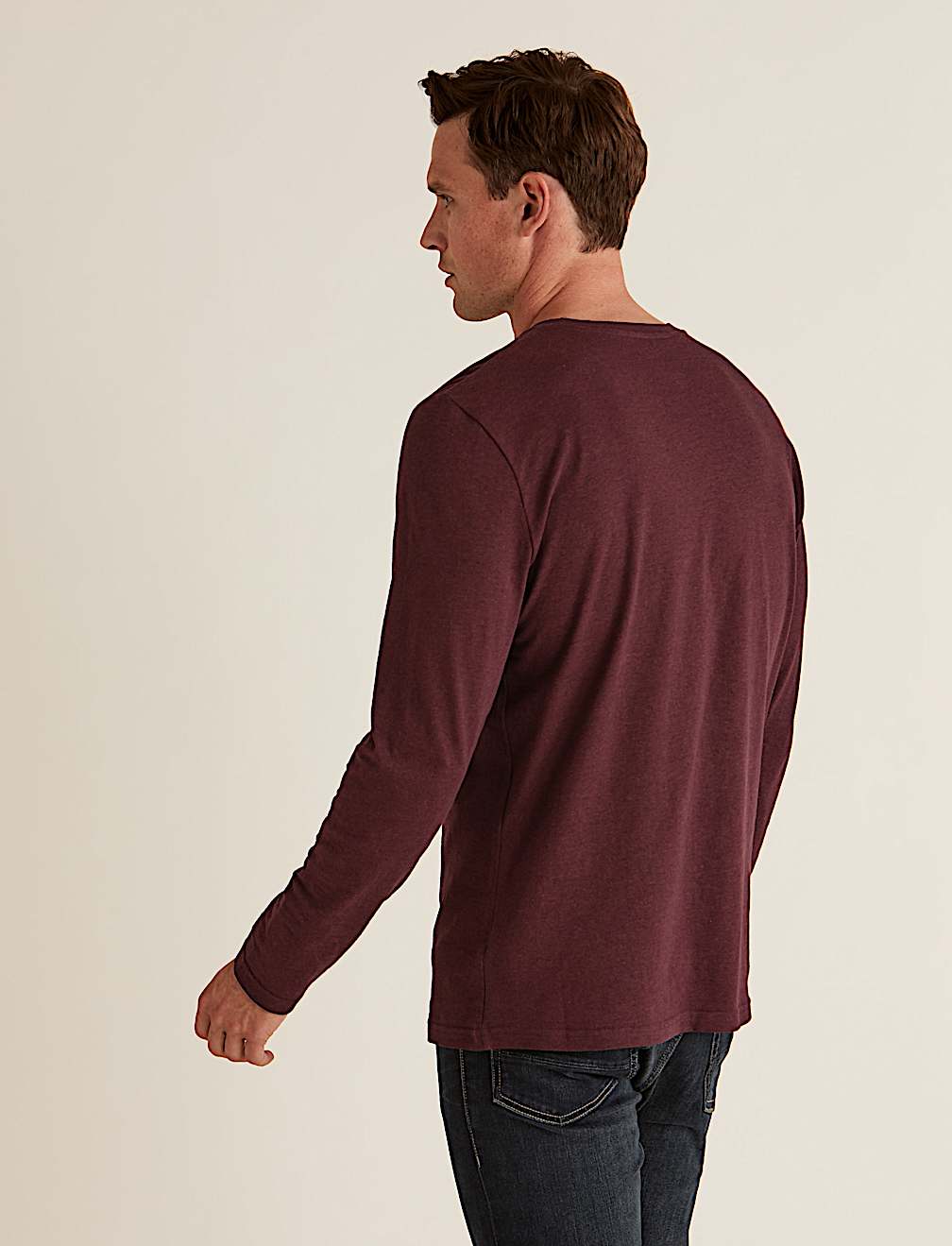 Pure Cotton Long Sleeve T-Shirt