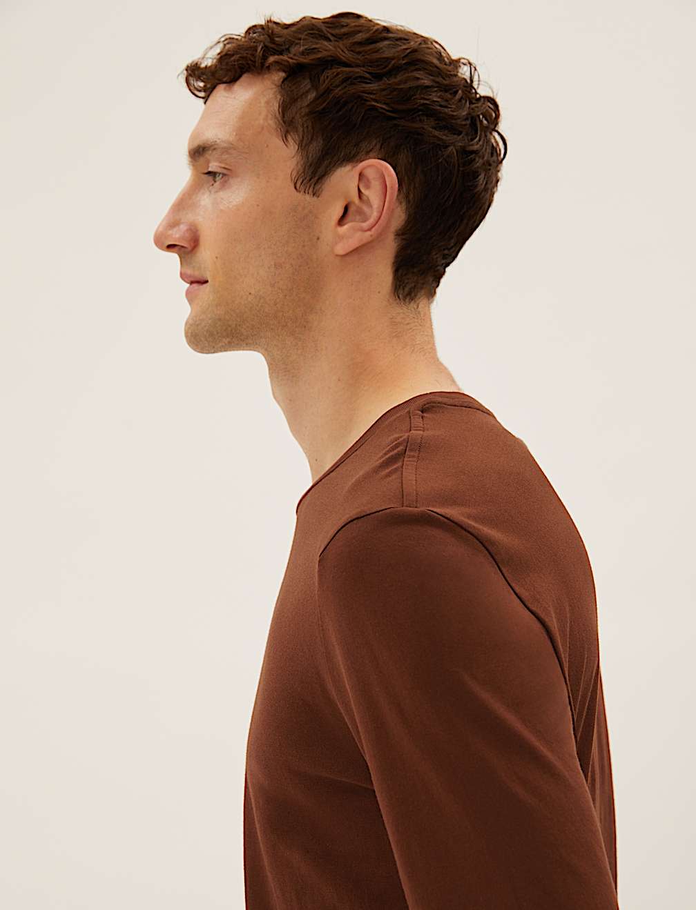 Pure Cotton Long Sleeve T-Shirt