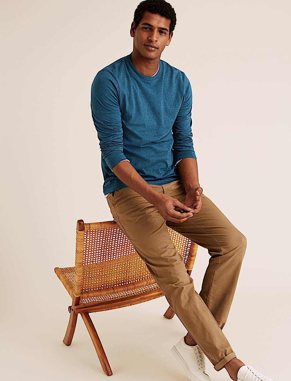Pure Cotton Long Sleeve T-Shirt