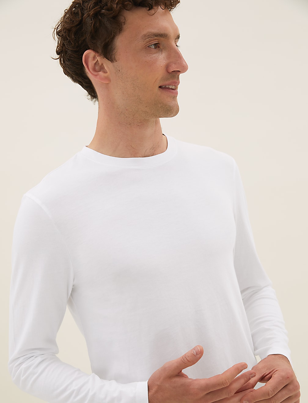 Pure Cotton Long Sleeve T-Shirt
