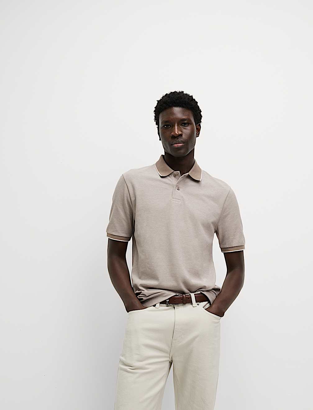 The Ultimate Tipped Pique Polo Shirt