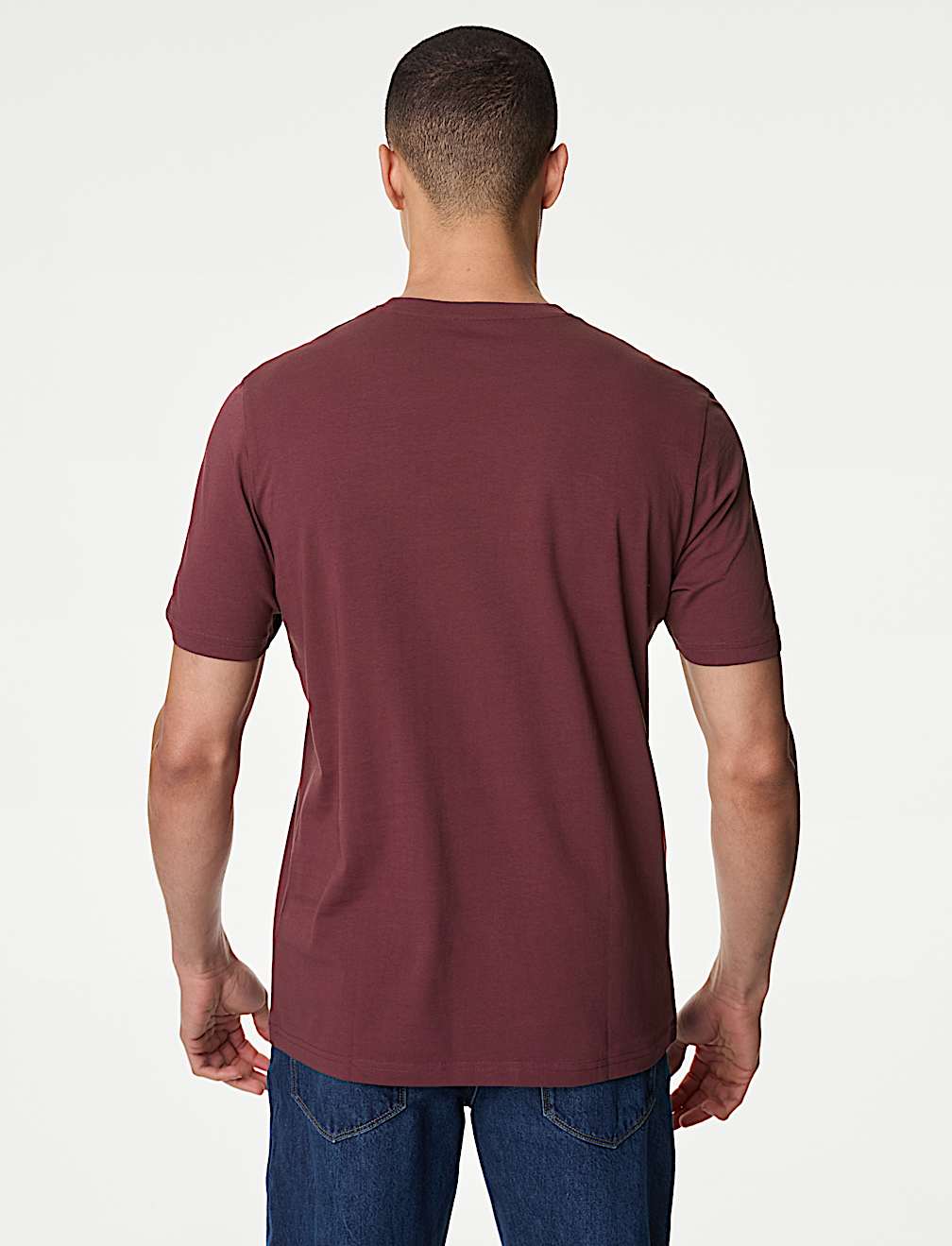 Regular Fit Pure Cotton Crew Neck T-Shirt