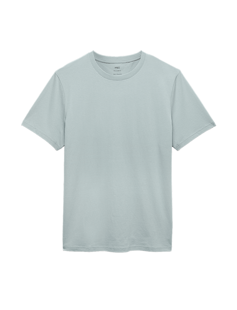 Pure Cotton Regular Fit Crew Neck T-Shirt