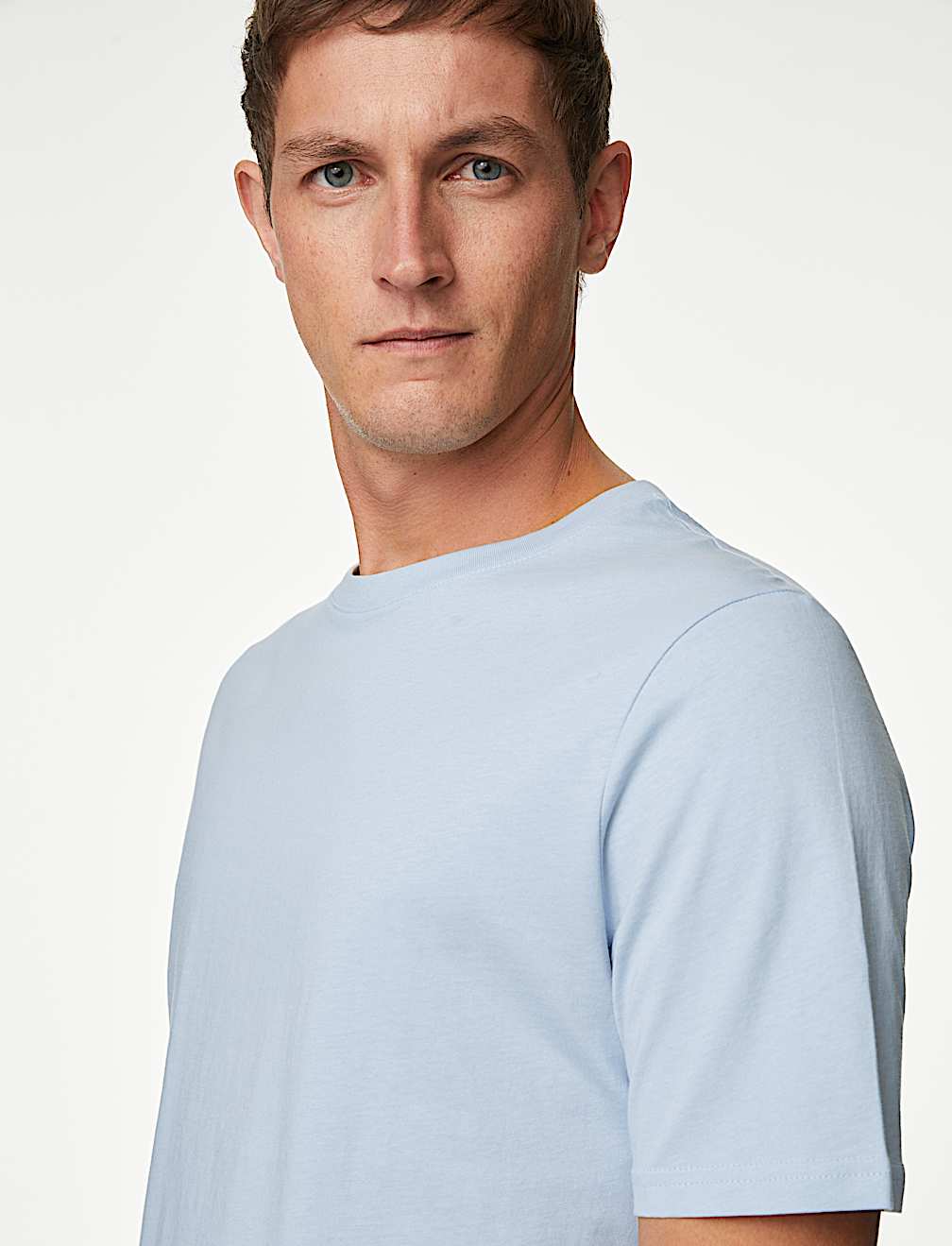 Regular Fit Pure Cotton Crew Neck T-Shirt