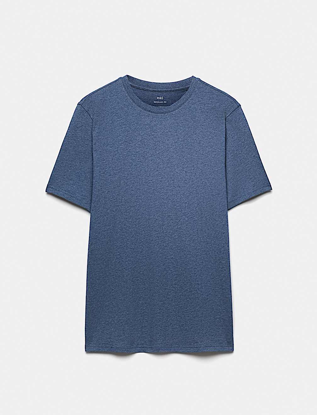 Pure Cotton Regular Fit Crew Neck T-Shirt