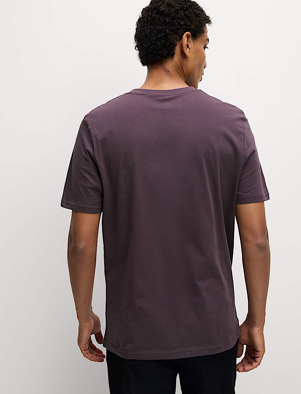 Regular Fit Pure Cotton Crew Neck T-Shirt