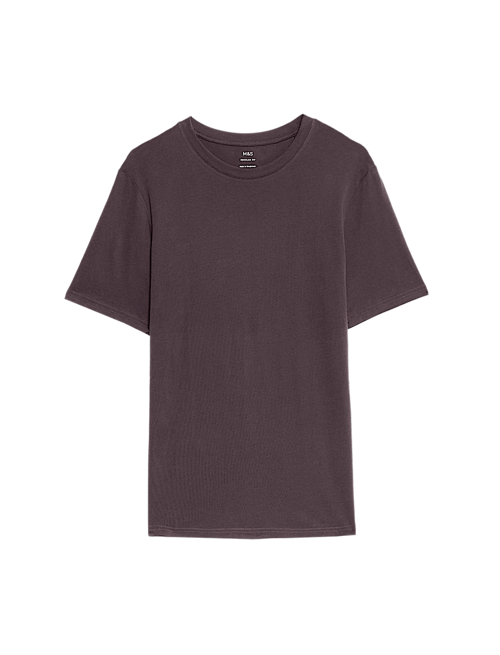 Regular Fit Pure Cotton Crew Neck T-Shirt