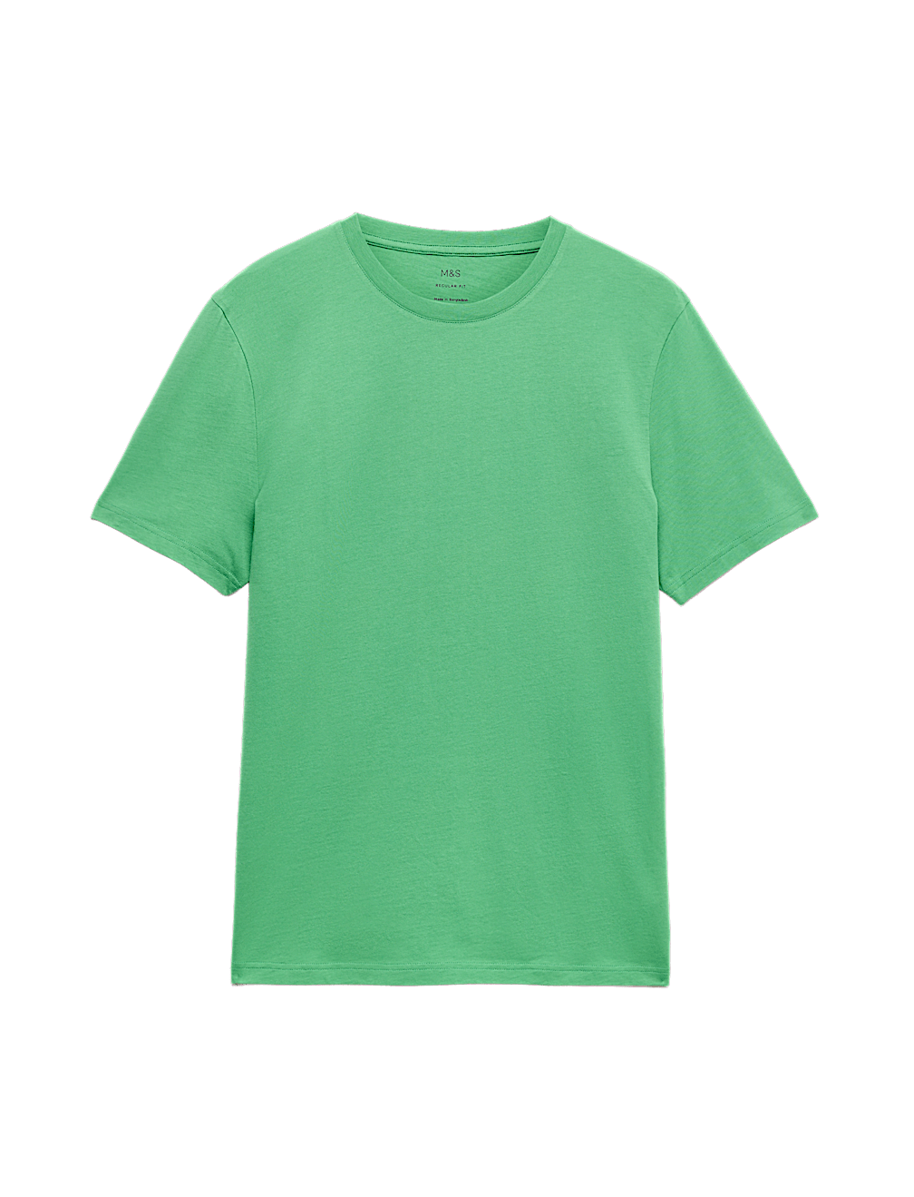 Pure Cotton Regular Fit Crew Neck T-Shirt
