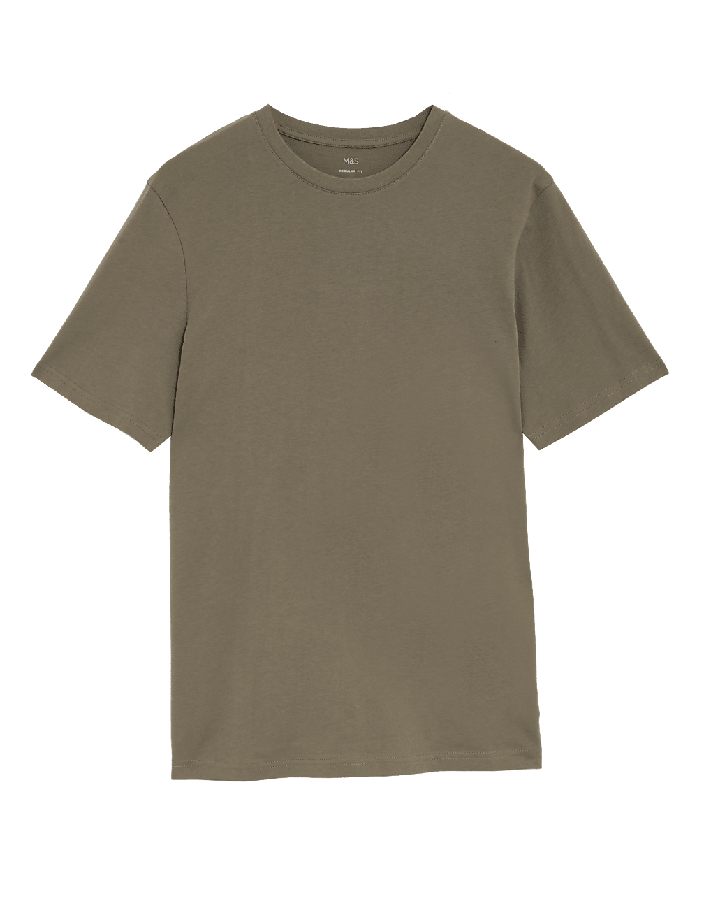 Regular Fit Pure Cotton Crew Neck T-Shirt