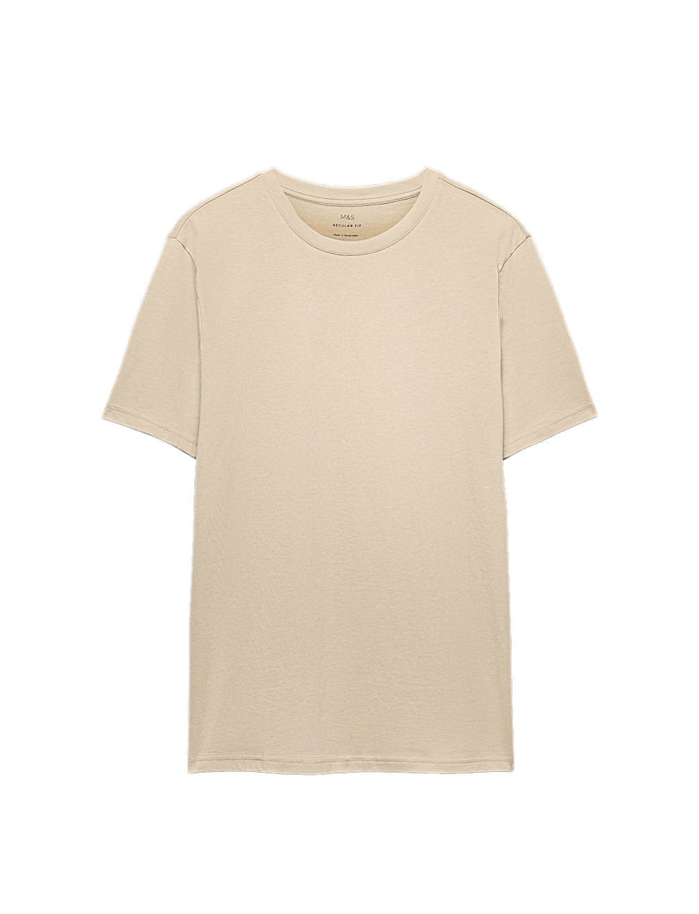 Regular Fit Pure Cotton Crew Neck T-Shirt
