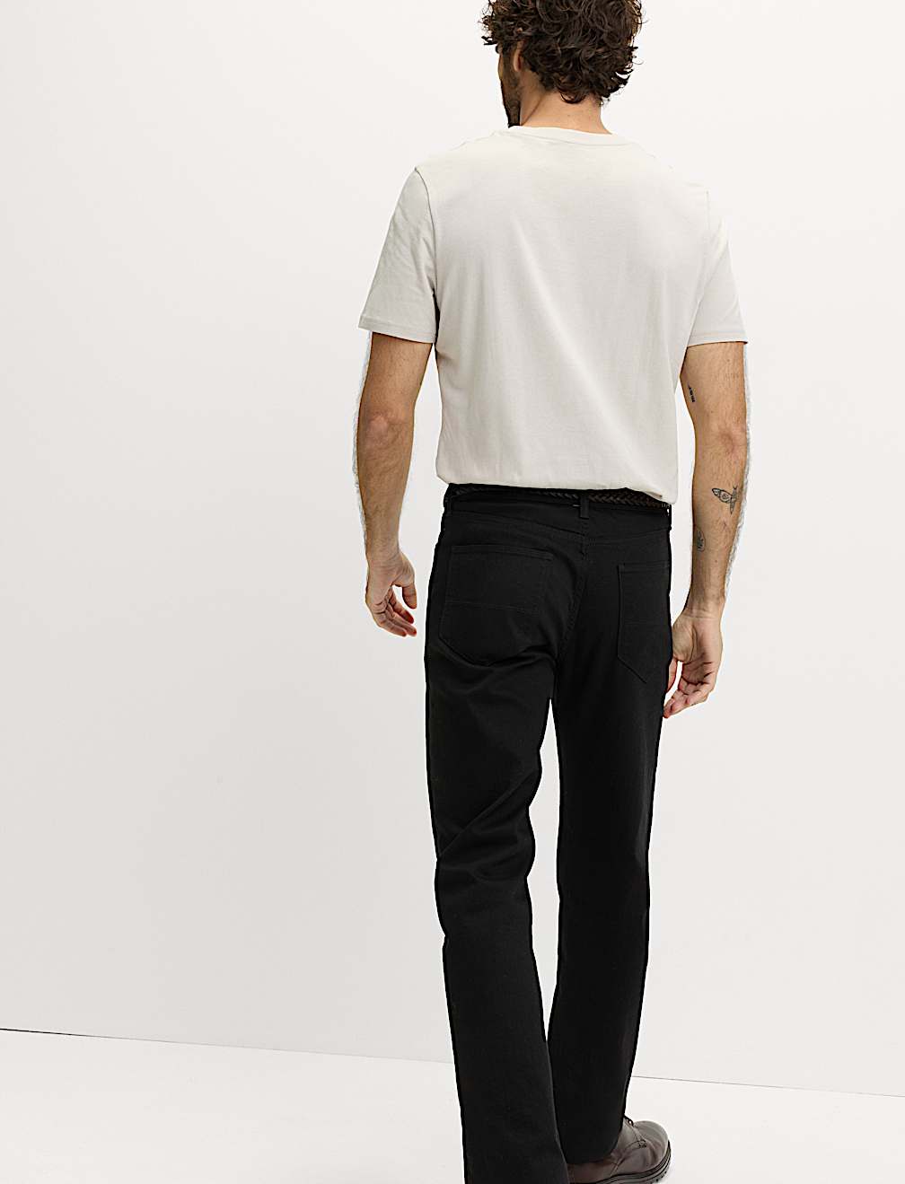 Pure Cotton Relaxed Fit Crew Neck T-Shirt