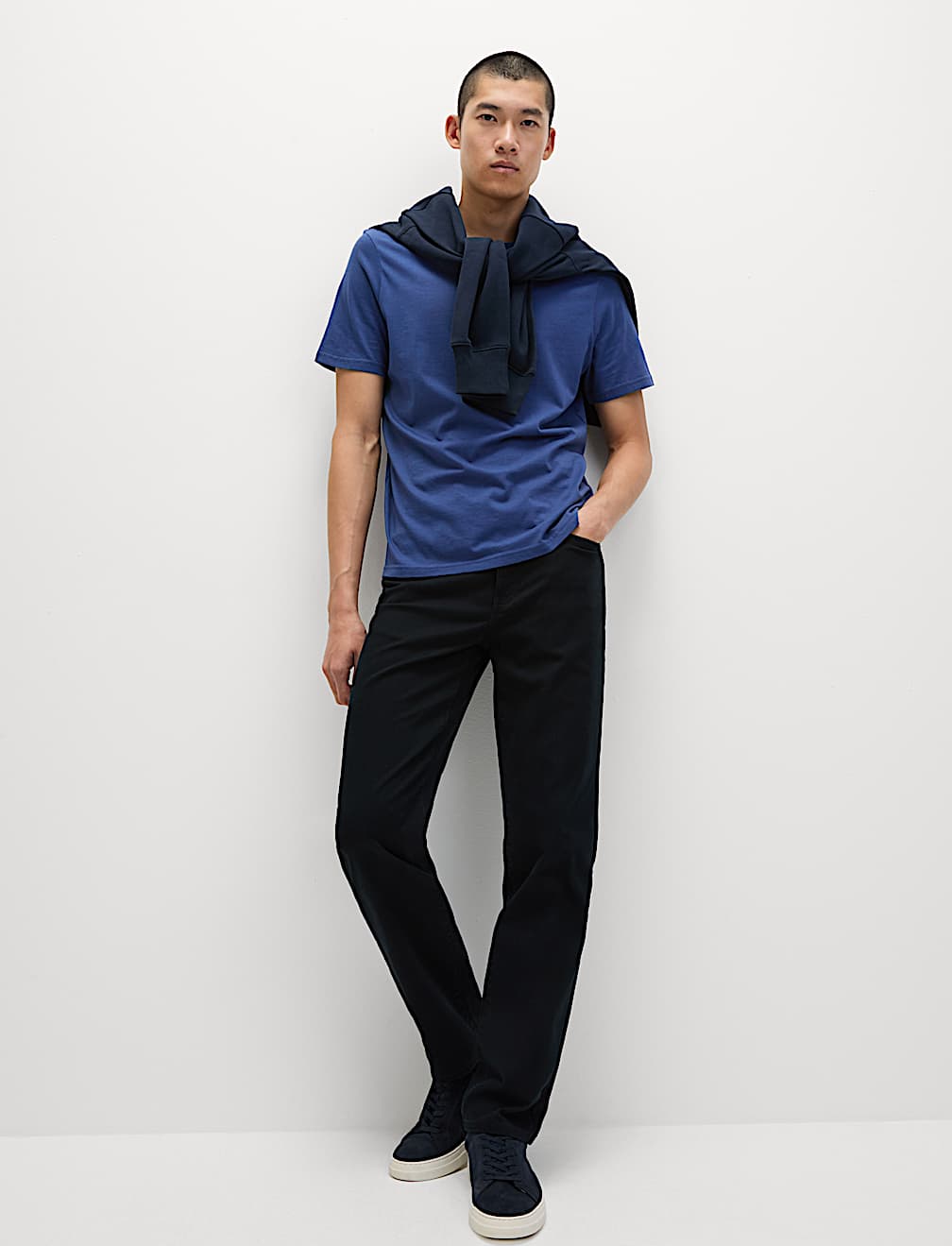 Regular Fit Pure Cotton Crew Neck T-Shirt