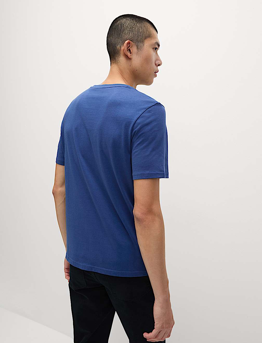 Regular Fit Pure Cotton Crew Neck T-Shirt
