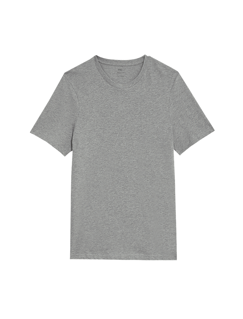 Regular Fit Pure Cotton Crew Neck T-Shirt