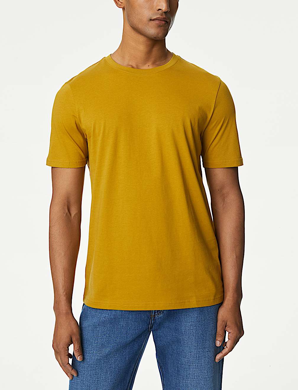 Regular Fit Pure Cotton Crew Neck T-Shirt