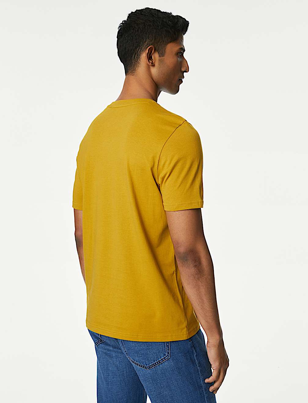 Regular Fit Pure Cotton Crew Neck T-Shirt