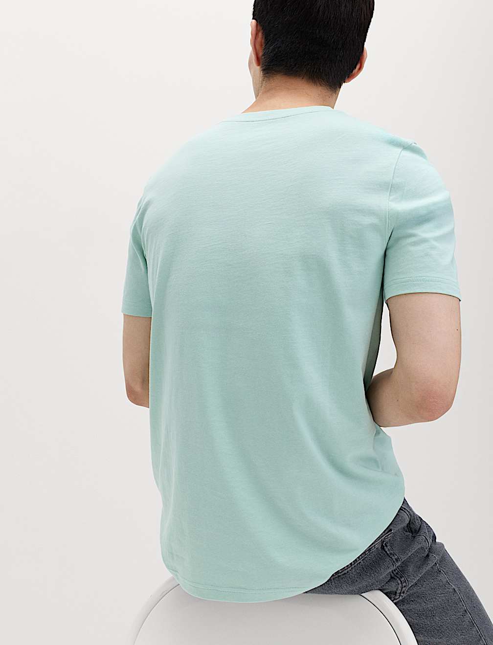 Regular Fit Pure Cotton Crew Neck T-Shirt