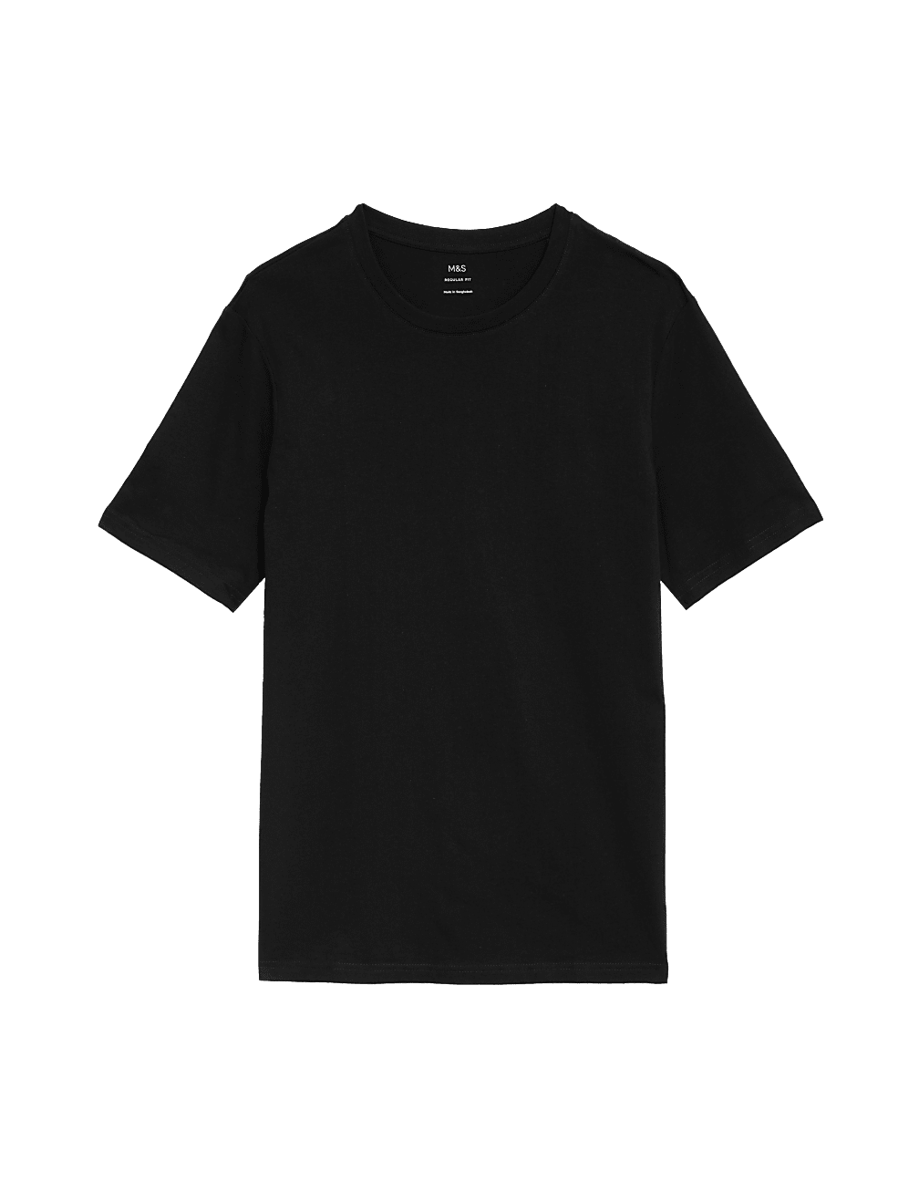 Regular Fit Pure Cotton Crew Neck T-Shirt