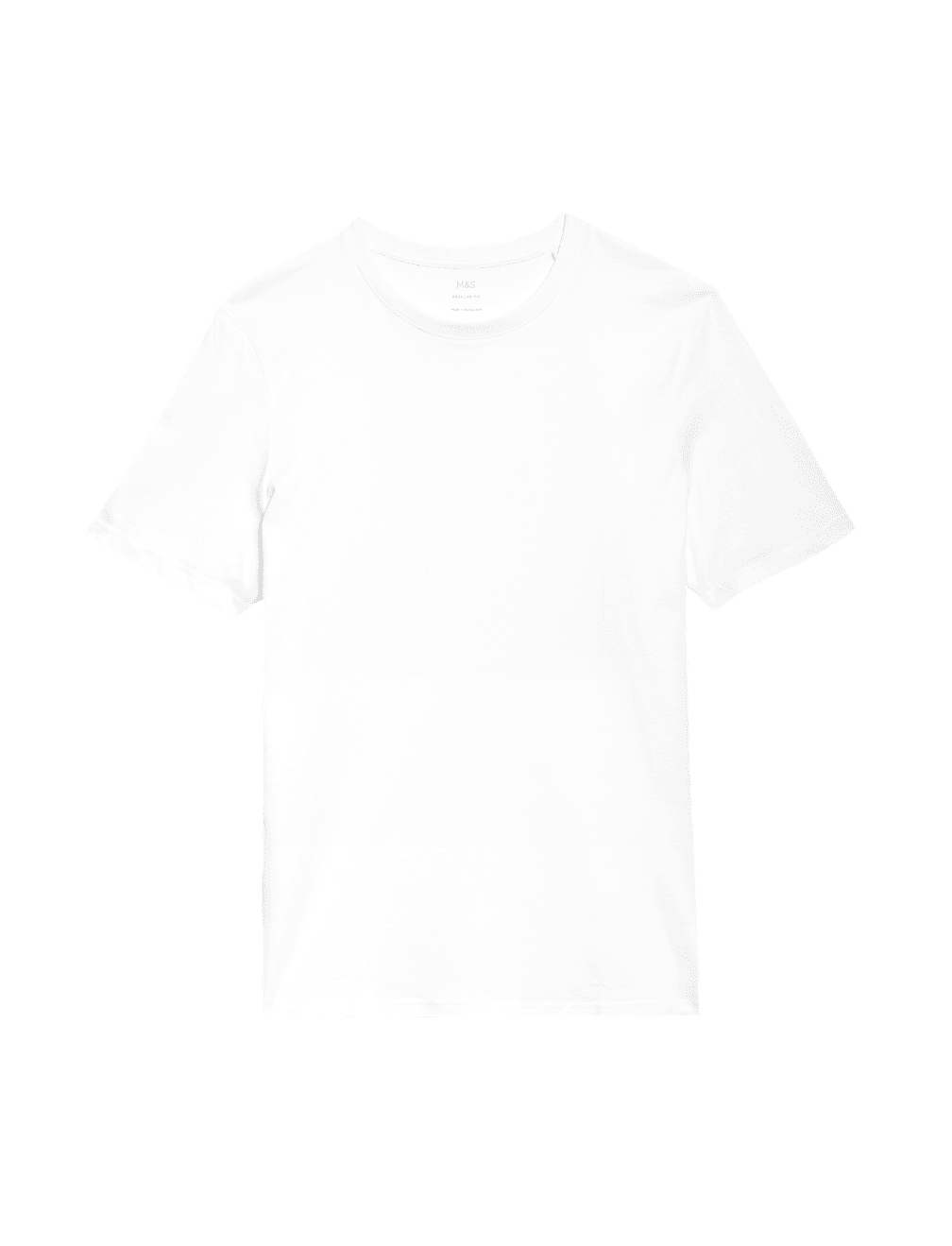 Regular Fit Pure Cotton Crew Neck T-Shirt