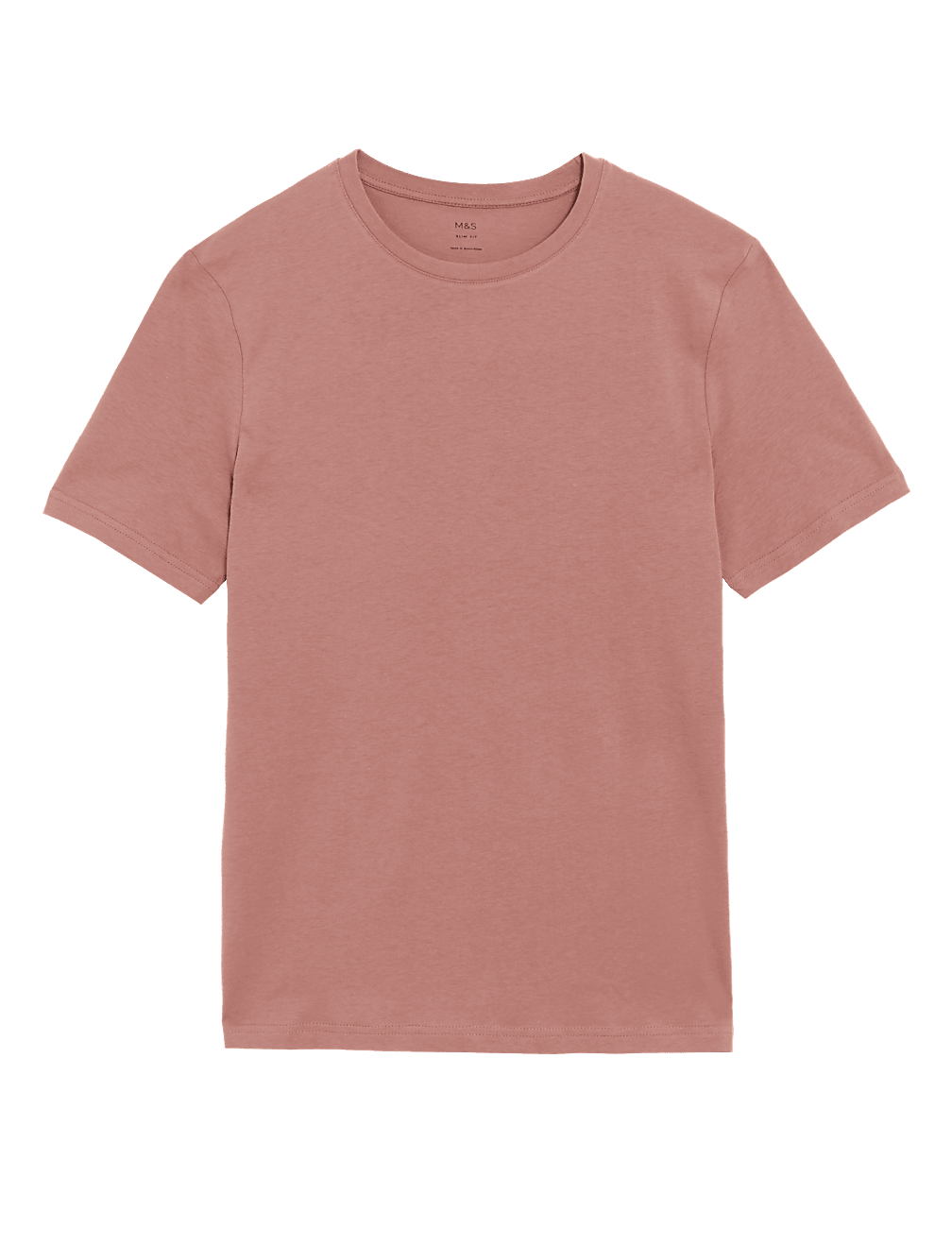 Slim Fit Pure Cotton Crew Neck T-Shirt