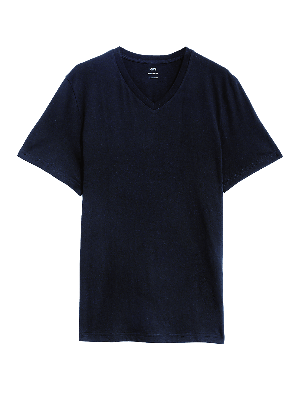 Pure Cotton V-Neck T-Shirt