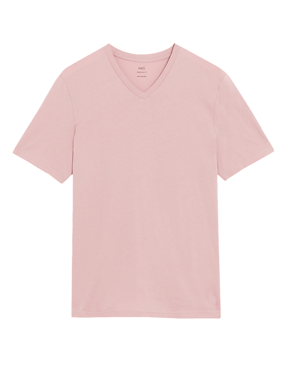 Pure Cotton V-Neck T-Shirt