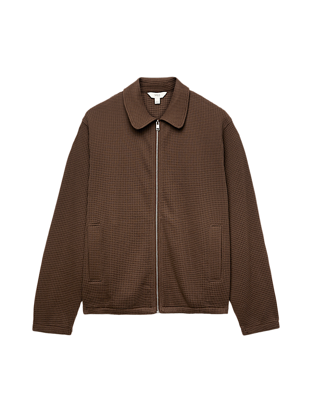 Pure Cotton Exploded Waffle Jacket