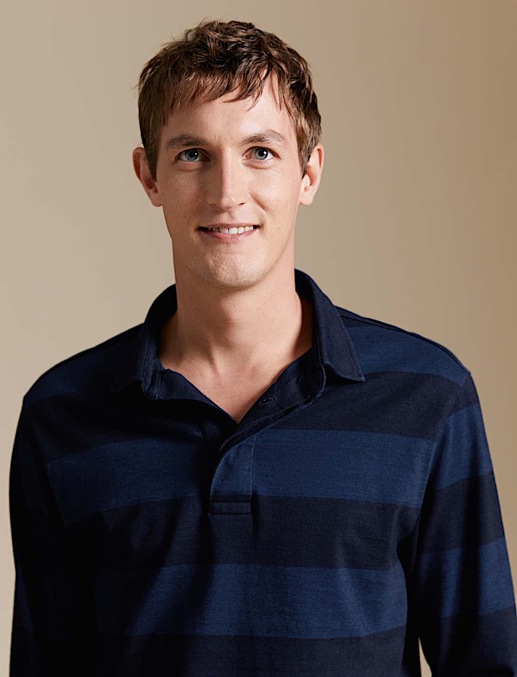 Sycamore Pure Cotton Striped Rugby Shirt