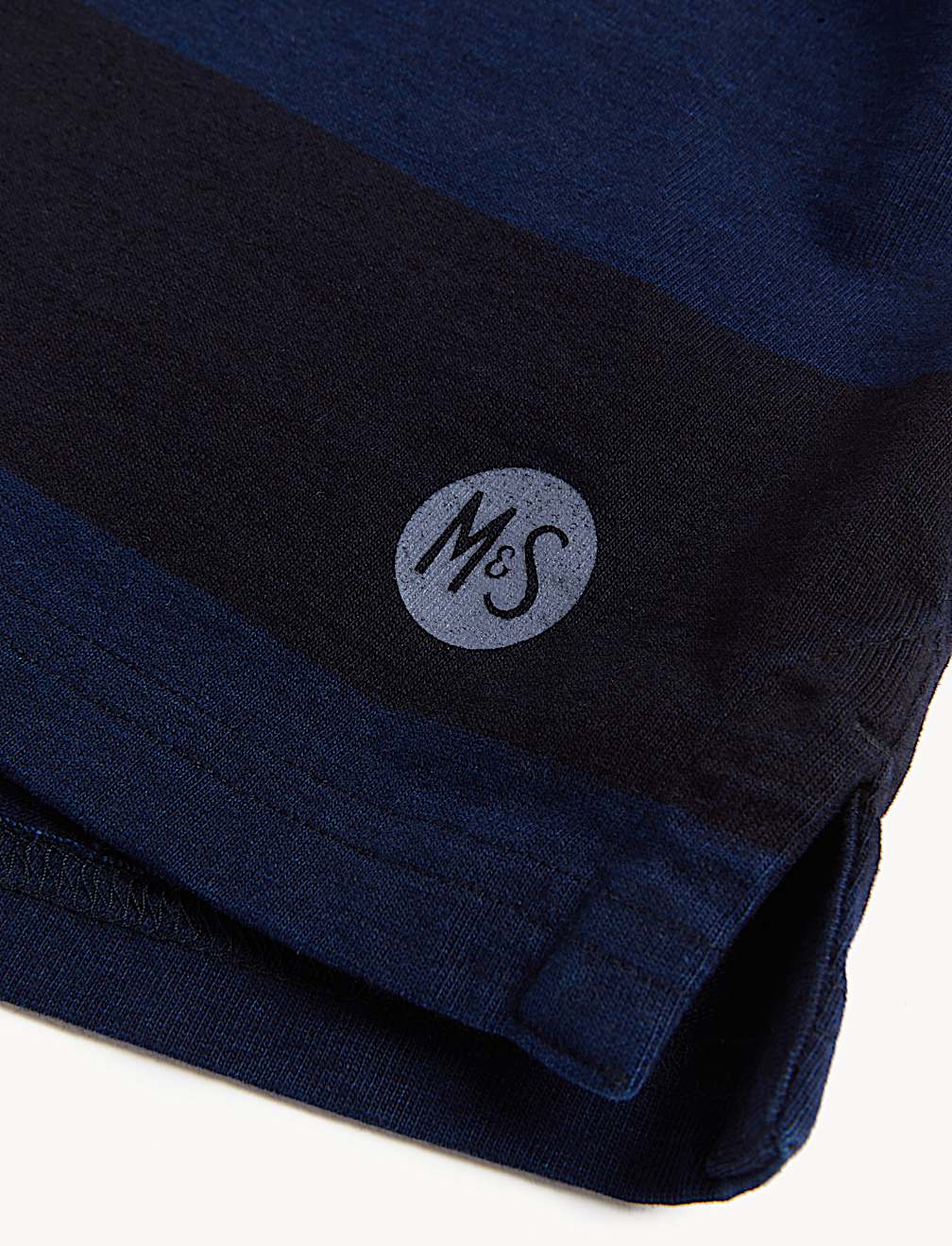 Sycamore Pure Cotton Striped Rugby Shirt