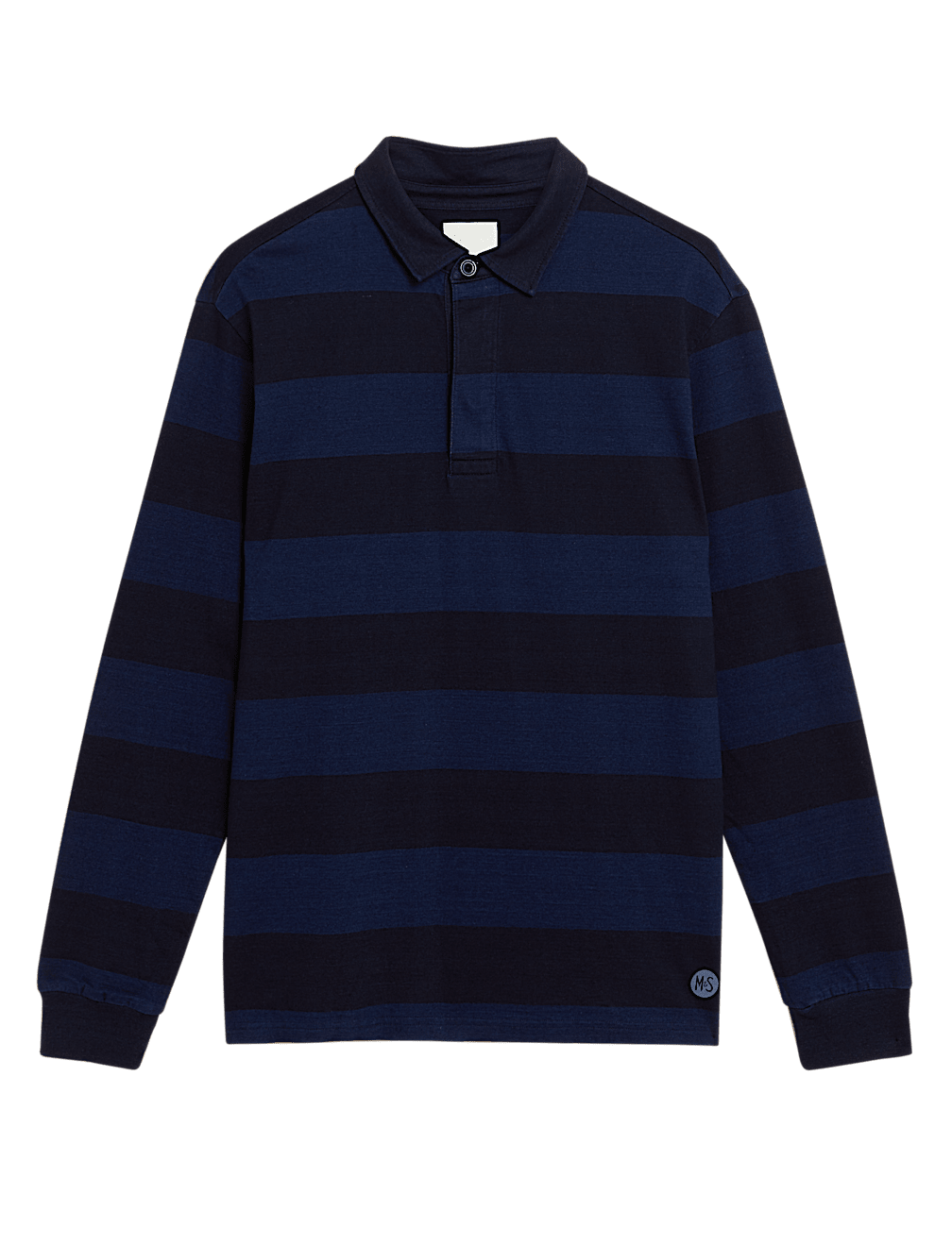 Sycamore Pure Cotton Striped Rugby Shirt
