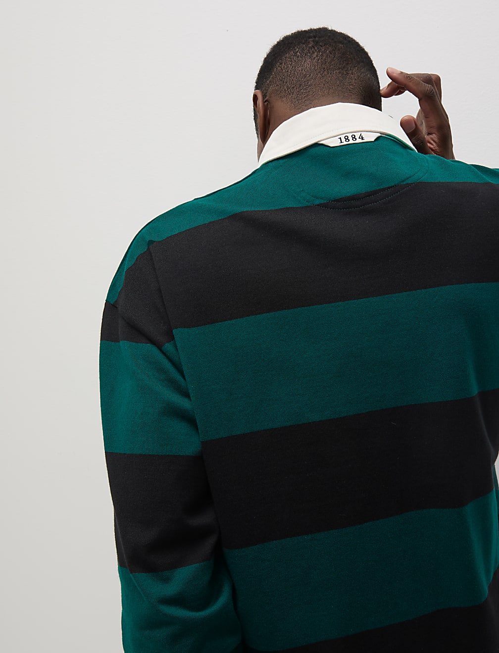 Pure Cotton Striped Rugby Shirt