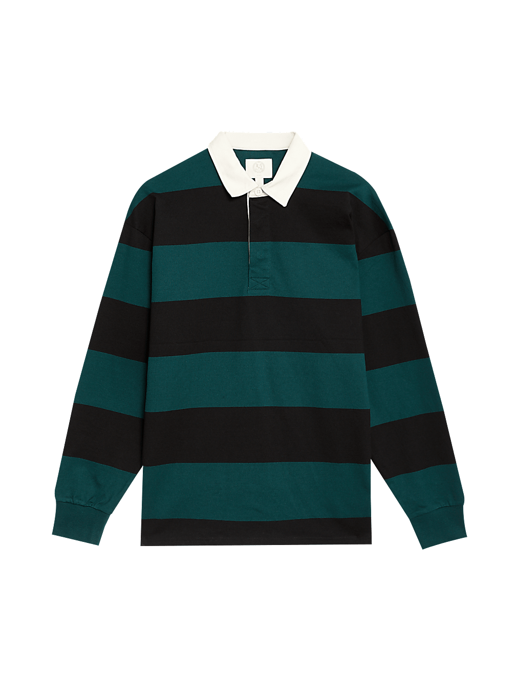 Pure Cotton Striped Rugby Shirt