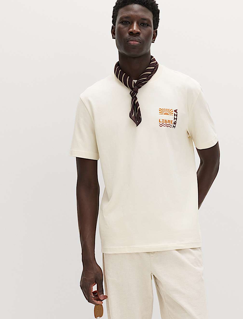 Pure Cotton Libre Ibiza Graphic T shirt