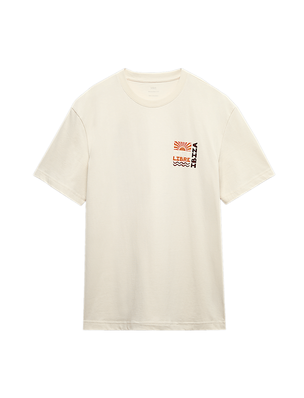 Pure Cotton Libre Ibiza Graphic T shirt