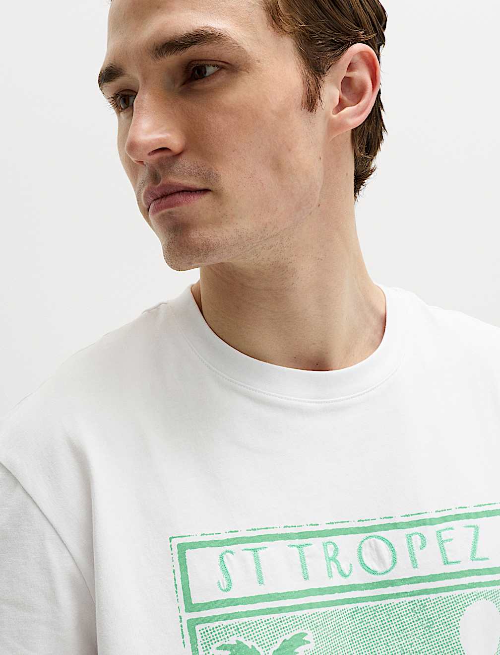 Pure Cotton St Tropez Graphic T-Shirt